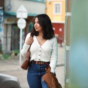 Naadam Cashmere Ribbed Cropped Cardigan